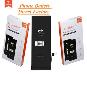 Batterie de téléphone portable OEM d'usine pour batterie iPhone 5s 6s 7 plus 8X11 12 14 15pro max batteries pour iphone remplaçables