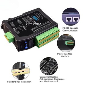 C-CK-3043RS ควบคุม4ช่อง RTD โมดูลการวัดอุณหภูมิ PT100/PT1000 RS485การสื่อสารแบบน้ำตกที่แยกได้อย่างสมบูรณ์ - Product Image 2