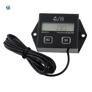 Bester Preis LCD Digital Motorrad Drehzahl messer Digital Drehzahl messer Tach Hour Meter