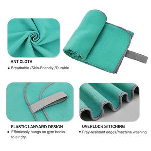Ensemble de serviettes de sport compactes super absorbantes personnalisées pour le camping, les voyages - Product Image 2