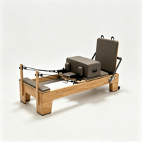 MZMM MZ-Reformer Commercial Grade Oak Pilates Reformer Multiple Tension Springs Eco-Friendly Adjustable Beginner Studio Body