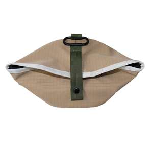 Custom Washable Canvas <b>Dog</b> Bowl 6-Section Foldable Outdoor Portable Pet Feeder OEM Private Label Lightweight Travel Bowl - Product Image 4