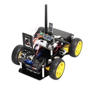 Factory Supply ESP-32 <strong>Camera</strong> Programming Education Robot Car Iot Ultrasonic Intelligent Obstacle Avoidance Programming Car Kit - Product Image 1