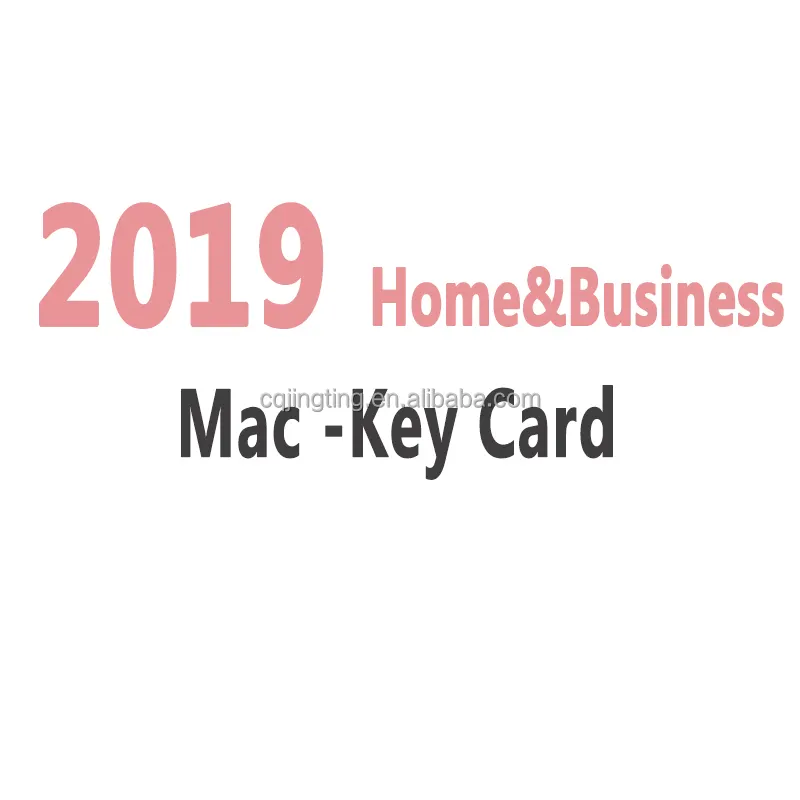 Cartão-chave MAC genuíno 2019 para casa e negócios 100% online ativo 2019 HB Cartão-chave MAC envio rápido