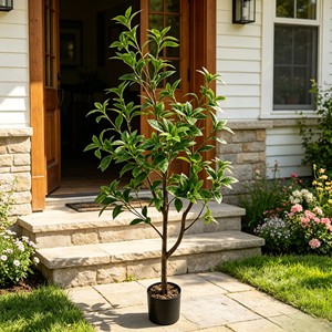 Elegant preserved pieris japonica branch with cascading <b>bell</b>-shaped blooms for spring wreath & table centerpiece - Product Image 4