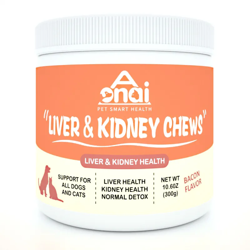 Wholesale Natural Supplement Liver Support Soft Chews Liver Function  Immune System With Milk Thistle For Pet Supplement