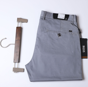 맞춤 제작 면 스판 남성용 치노 팬츠 제조업체 남성 카키 슬림핏 치노 바지 - Product Image 2