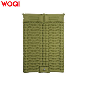 Colchoneta inflable automática Woqi de 10 cm de grosor, rectangular, con almohada, compacta, para senderismo y mochilismo, para 1-2 personas - Product Image 1