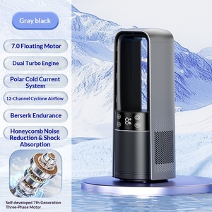 <span class=keywords><strong>Ventilateur</strong></span> sans pales best-seller, nouveau modèle, pour la maison et le dortoir, USB, batterie intégrée, <span class=keywords><strong>ventilateur</strong></span> de refroidissement, humidification par atomisation, minuterie, bureau - Product Image 5