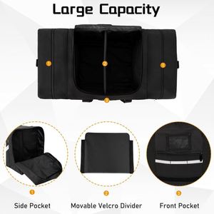 Muestra Gratuita, Bolsa de Lona Personalizada con Diseño de Bombero Negro, Bolsa de Transporte para Equipo de Rescate, con Tira Reflectante de Seguridad, Bolsa de Viaje para Casco - Product Image 2