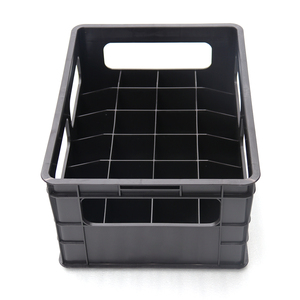 Panier à bière en plastique de <span class=keywords><strong>24</strong></span> bouteilles avec 4 poignées latérales, caisse à bouteilles - Product Image 2