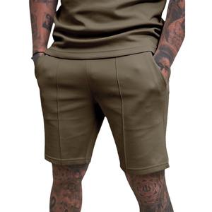 Sitio Web Independiente Transfronterizo de Verano para Pantalones Cortos Deportivos Casuales de Color Sólido para <span class=keywords><strong>Hombre</strong></span>, Estilo Europeo y Americano, 100% - Product Image 5
