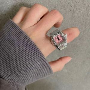 Bague Punk Mini Rétro Élastique Résistante à l'Eau, Nouveau Style Européen et Américain, Vente en Gros, Cadeau de Fiançailles et de Mariage - Product Image 2