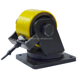 Rueda Giratoria de Poliuretano para Uso Industrial, 3 Toneladas, con Freno, 150 mm, Nueva, en Oferta - Product Image 2