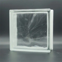 Cloison de bureau avec verre bloc clair