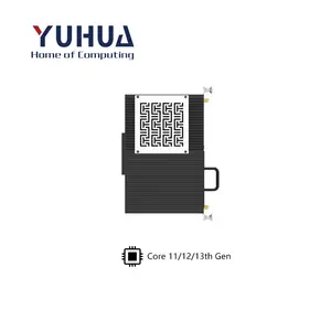 YUHUA 12th I5 I7 Embedded OPS Computer DDR4 64GB HDMI2.0/Mini DP/Type-C 8K Display OPS Mini PC For Industrial Whiteboard OPS PC