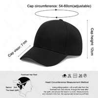 Gorra de Béisbol Deportiva de 6 Paneles, Estructurada, Lisa, 100% Poliéster, con Parte Superior Rígida, Personalizable con Logotipo, Venta al Por Mayor de Fábrica