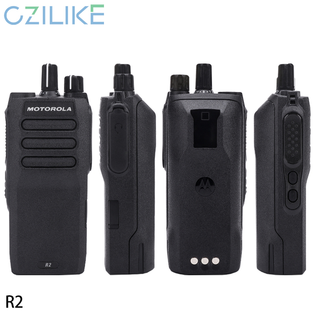 CZILIKE Compatible with Moto R2  Professional Two-Way Radio - Full Set with Charger, Battery & Antenna for Commercial Use