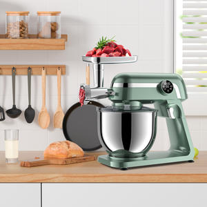 Mélangeur alimentaire électrique Sanlida, design à tête inclinable verte, lame de mélange simple, SM-1527M - Product Image 3
