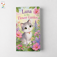 Impression de livres cartonnés pour bébés personnalisés OEM avec coins arrondis, service d'impression de livres d'histoires pour enfants, impression uniquement