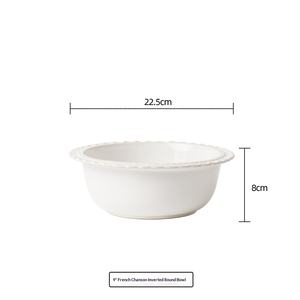 Service de vaisselle en céramique Série <span class=keywords><strong>Chanson</strong></span> Française, style moderne et luxueux, compatible micro-ondes, pour la maison, style Ins, couleur sous glaçure - Product Image 6