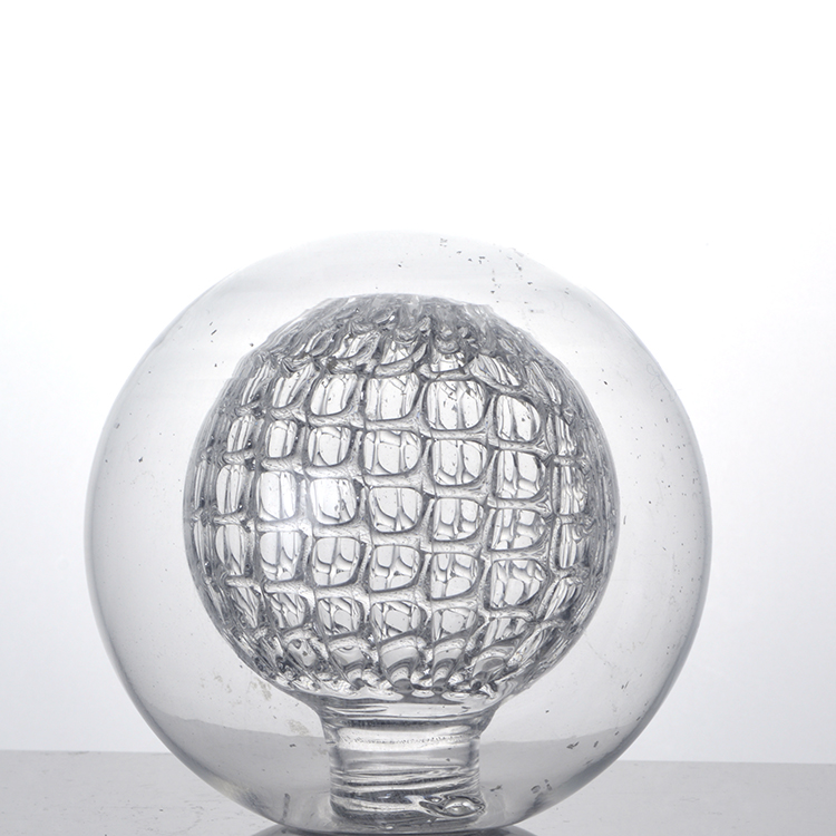 Ручная работа паук свадебное украшение боросиликат двойной шар стеклянный шар лампа тень освещение крышка