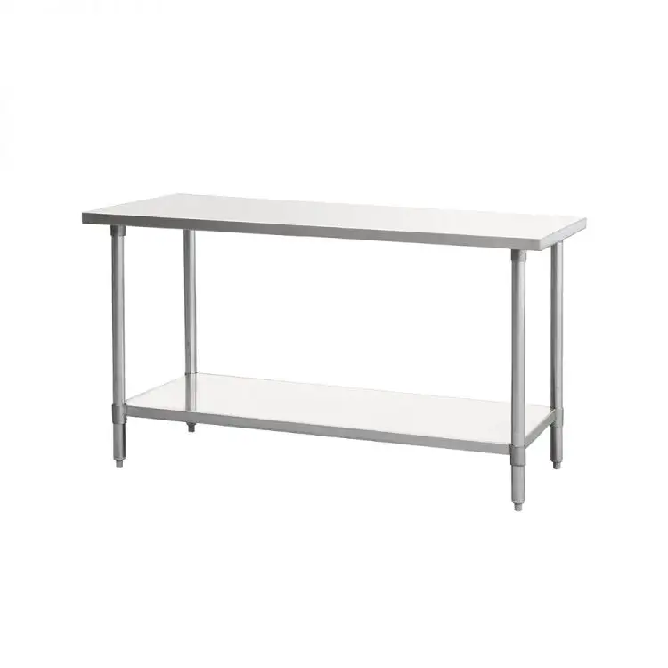 NSF stainless steel work table with wheels/stainless steel kitchen work table with drawers