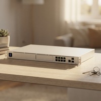 Pour Ubiquiti UDM-PRO Routeur tout-en-un filaire 10 Gigabits, passerelle, contrôleur de commutateur et NVR, port RJ45 1 Gbit/s, LAN 10G SFP+
