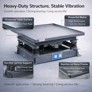 Table vibrante pour béton robuste, plateforme de <span class=keywords><strong>vibration</strong></span> de laboratoire sur mesure pour équipement de <span class=keywords><strong>test</strong></span> - Product Image 4