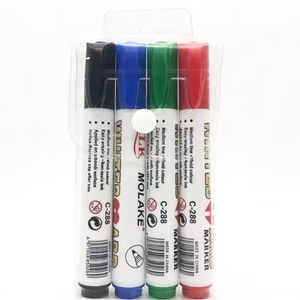 Marcadores de Pizarra Blanca Borrables con Punta Redonda, 4 Piezas, en Bolsa de PVC, Diseño Nuevo, Precio Promocional 2026, para Oficina - Product Image 6