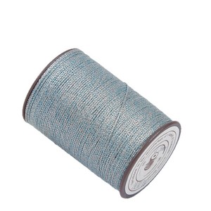 Hilo de Coser de Poliéster para Productos de Cuero, Hilo Resistente para Manualidades, Color Azul Grisáceo, Bobina de 100M - Product Image 1