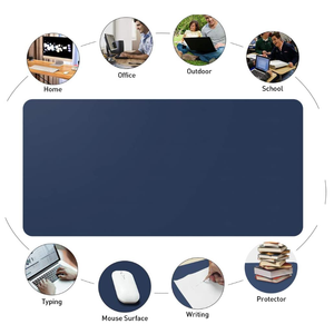 Non Slip Pu Leather <strong>Desk</strong> Mouse Pad Waterproof <strong>Desk</strong> Pad <strong>Protector</strong> Dual Side Use <strong>Desk</strong> Writing <strong>Mat</strong> for Office Home - Product Image 4