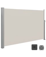 Auvent latéral rétractable pliable, pare-soleil latéral extensible, protection solaire, store extérieur opaque, pour jardin