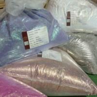 Paillettes épaisses en gros du fabricant 1KG, feuilles de mousse de résine scintillante pour Noël, pour cheveux, maquillage et décorations, MOQ 1KG