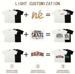 Camisetas Blancas Lisas al por Mayor, Personalizadas, de Gran Tamaño, de Algodón, para Hombre, de Alta Calidad - Product Image 2