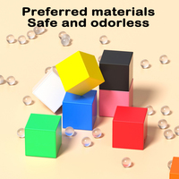 Nouveau bricolage 3D cube magnétique blocs de construction jouet aimant coloré enfants puzzle assemblage carré blocs de construction avec 32 pièces