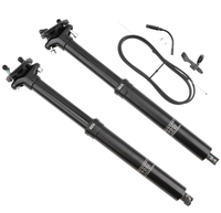 Tija de sillín telescópica para bicicleta de montaña KS EXA 900i 30.9/31.6mm con cableado interno
