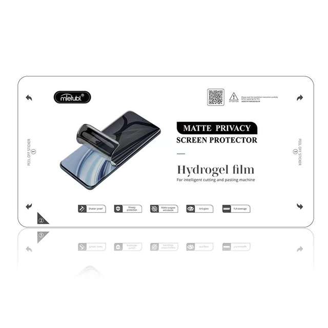 1600PCS/Box Mietubl Screen Protector Film Mobile Phone Screen Matte Privacy UV HD Hydrogel Film Use With Cutting Machine