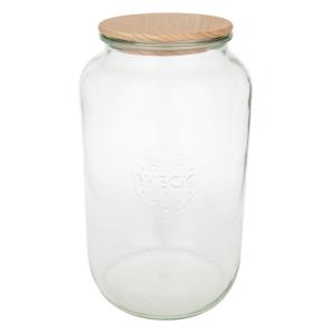 Pot en verre à bord rond Weck, lot de 3, récipient de stockage alimentaire - Product Image 1