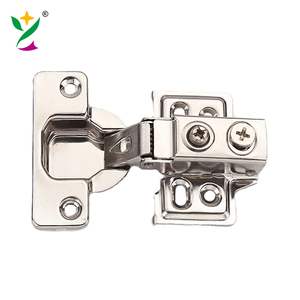 Yuxing đồ nội thất phần cứng cánh tay ngắn tự động bản lề mềm đóng cửa thép không gỉ Tủ bản lề với 4 lỗ - Product Image 4