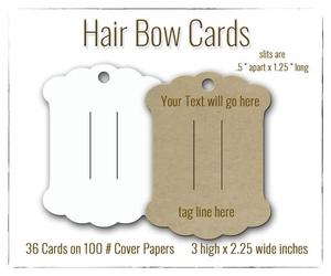 Pinza de pelo impresa personalizada, horquilla, lazo para el pelo, accesorio para el cabello, tarjeta de exhibición de embalaje - Product Image 5