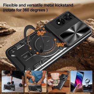 Funda protectora para teléfono con soporte de anillo, Protector de cámara a prueba de golpes, funda para teléfono móvil para <span class=keywords><strong>TCL</strong></span> 505 50SE, fundas traseras - Product Image 6