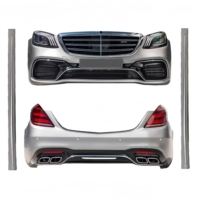 Body Kit Bumper Depan Belakang Berkualitas Tinggi Baru Mercedes S-Class W222 Upgrade AMG S63 Universal Fitment Presisi Tepat Tanpa Kerusakan