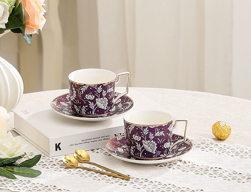 double cup and saucer