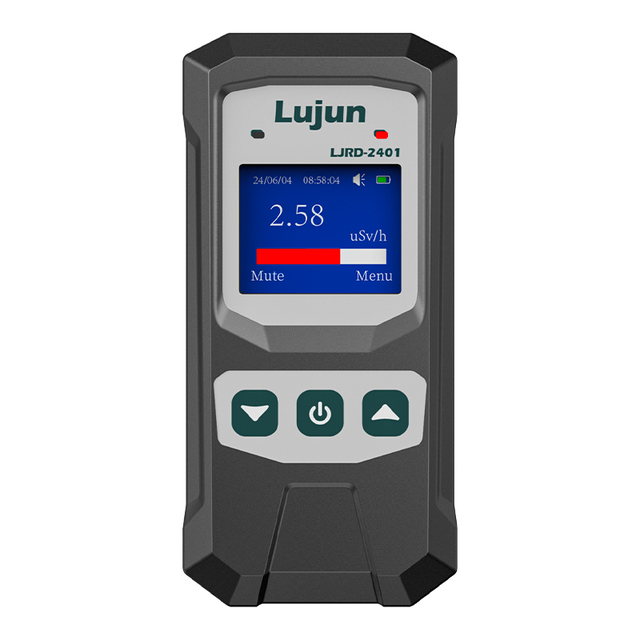 LJRD-2401 Portable Handheld Beta Gamma X-ray Rechargeable Radiation Monitor Meter Nuclear Radiation Detector