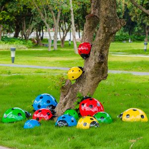 Decoración de parque temático, decoración de mariquita milagrosa, esculturas de mariquita de fibra de vidrio, esculturas de dinosaurio impermeables, adorno de dinosaurio - Product Image 4