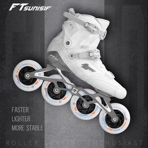 Patins à roulettes en ligne OEM pour adultes, enfants, femmes, hommes – Patins de vitesse professionnels pour la course urbaine, en extérieur et en intérieur – Chaussures de patinage montantes personnalisables - Product Image 4