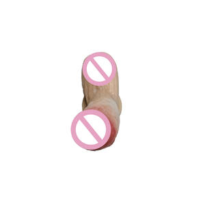 Dildo mainan seks realistis dengan bola, Cup penyedot TPE Dildo besar <span class=keywords><strong>Penis</strong></span> buatan dengan bola untuk wanita Anal stimulasi vagina - Product Image 6