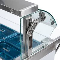 Chauffe-Plats Électrique Professionnel en Verre Thermorésistant 150L avec Arrêt Automatique de Sécurité et Contrôle Numérique Intelligent Économe en Énergie