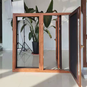 Customized Aluminum <strong>windows</strong> Double Glaze Glass <strong>windows</strong> Aluminum <strong>Clad</strong> Wood <strong>Window</strong> - Product Image 1